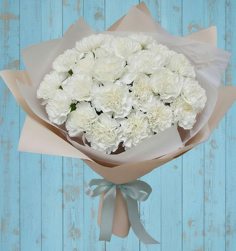 Букет цветов из: Гвоздики в Сотниковском