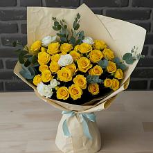 Букет цветов из:  Розы в Сотниковском