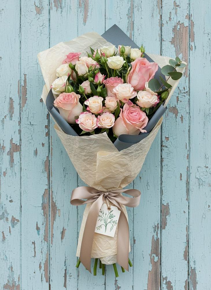 Букет цветов из: Розы в Сотниковском