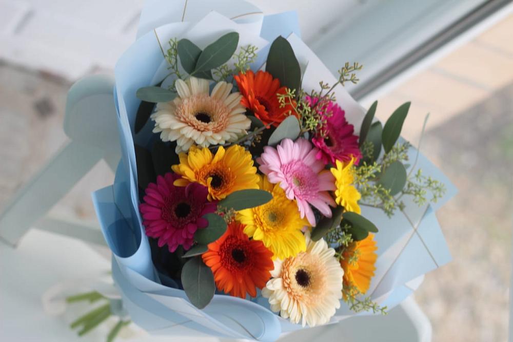 Букет цветов из: Герберы в Сотниковском