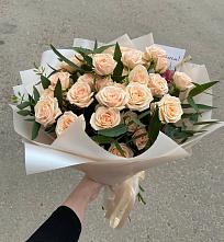 Букет Кремовые розы Латте в Сотниковском
