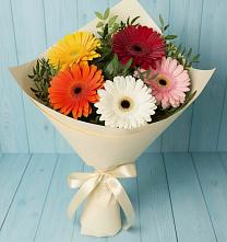 Букет цветов из:  Герберы в Сотниковском