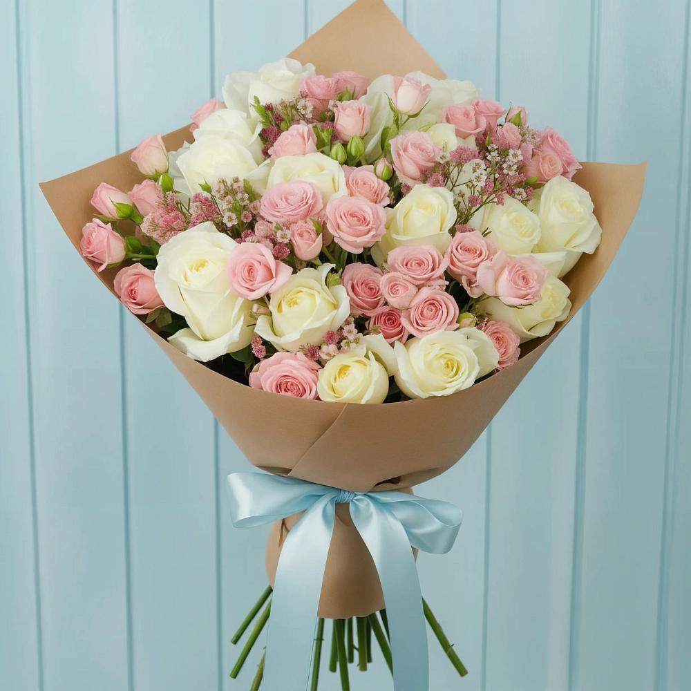 Букет цветов из: Розы в Сотниковском