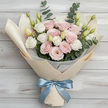 Букет цветов из:  Лизиантусы #REPLACE_PRED# Сотниковском