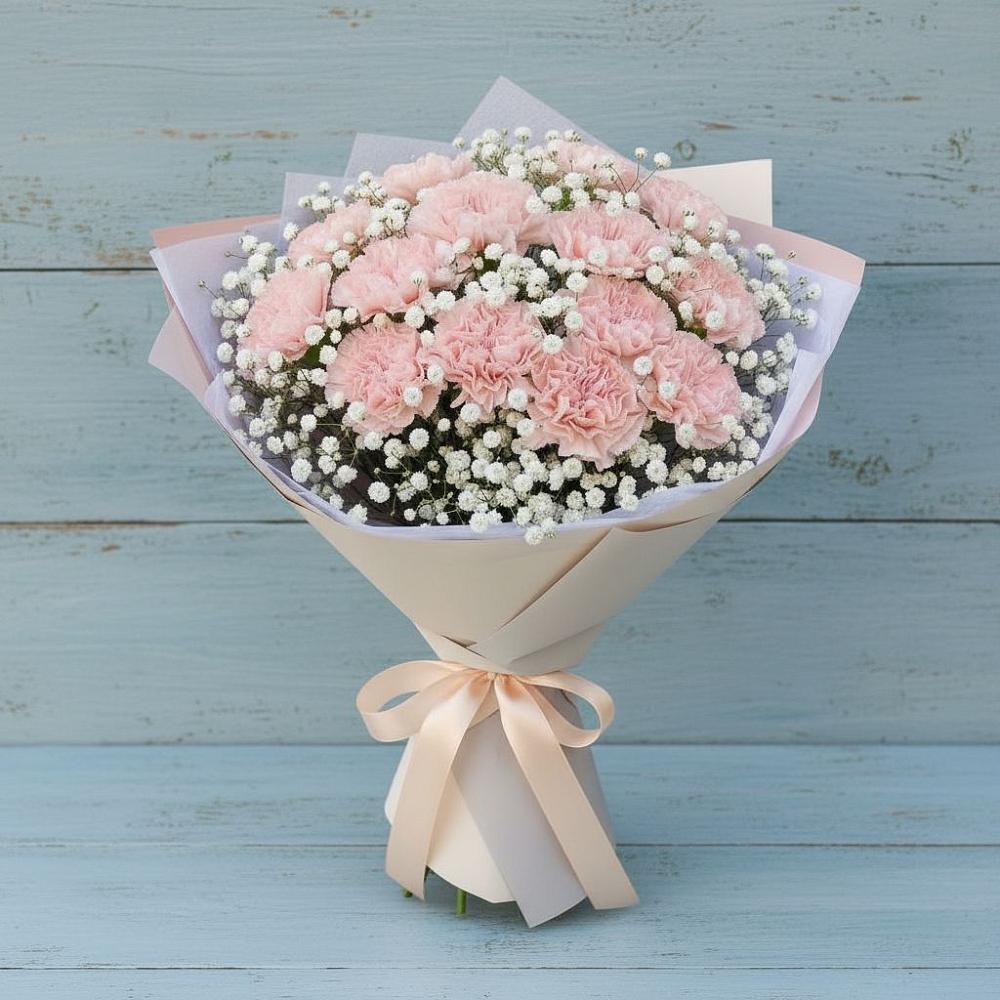 Букет цветов из: Гвоздики в Сотниковском