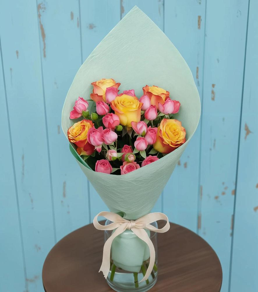 Букет цветов из: Розы в Сотниковском