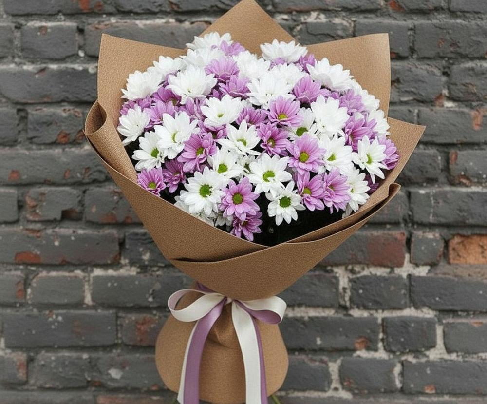 Букет цветов из: Хризантемы в Сотниковском