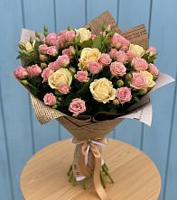 Букет цветов из:  Розы в Сотниковском