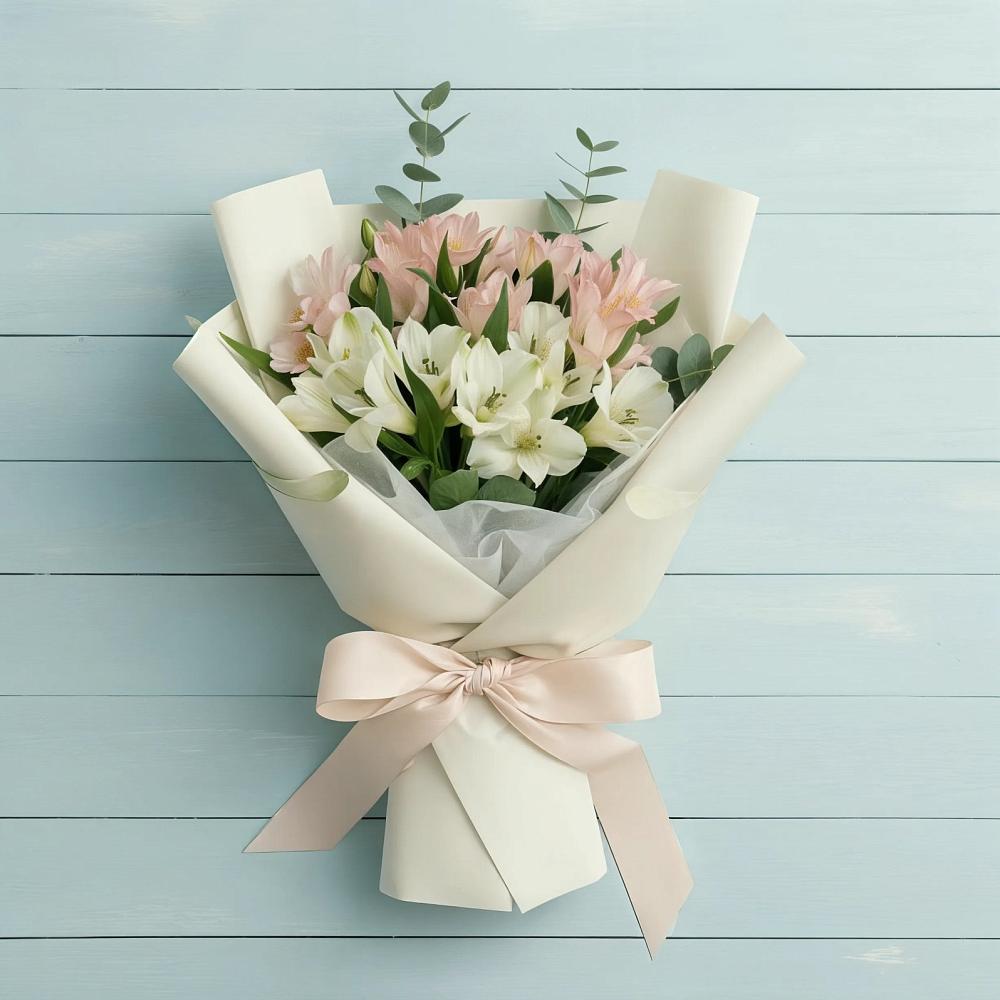 Букет цветов из: Альстромерии в Сотниковском