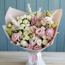 Букет цветов из:  Альстромерии и Розы в Сотниковском